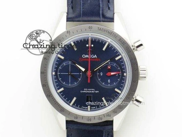 1225 SoftTouch Planet Ocean GMT 45mm DLC Red JHF Best Edition Black Dial On Rubber Strap A 8200